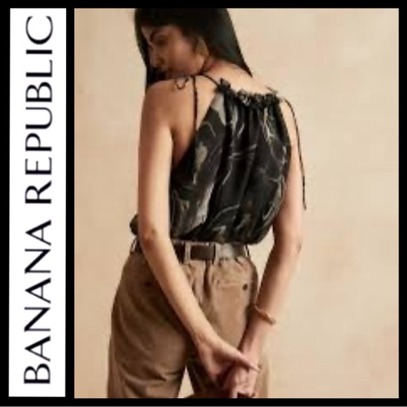 NWT Banana Republic Halter Swing Top - Picture 2 of 7